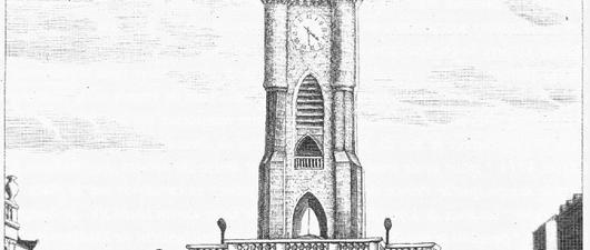Le beffroi de Valenciennes à la fin du XVIIIe siècle