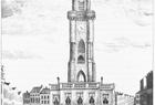 Le beffroi de Valenciennes à la fin du XVIIIe siècle